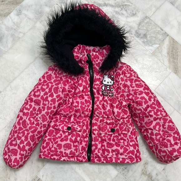 Other - Hello Kitty girls winter jacket, size 4, slightly worn, looks like new.